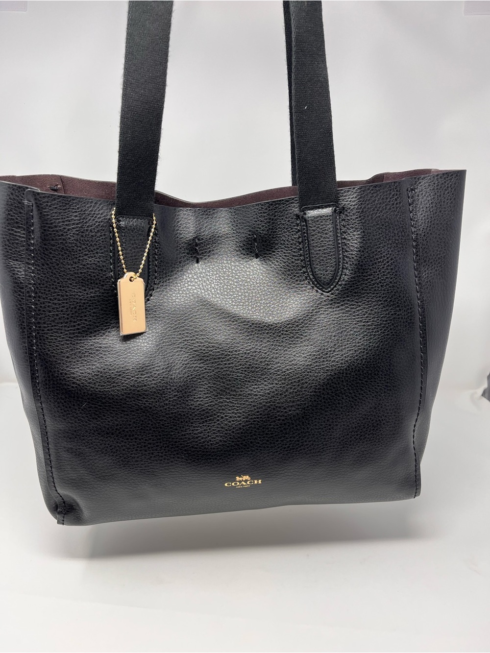 NWOT Coach Derby Tote - Black